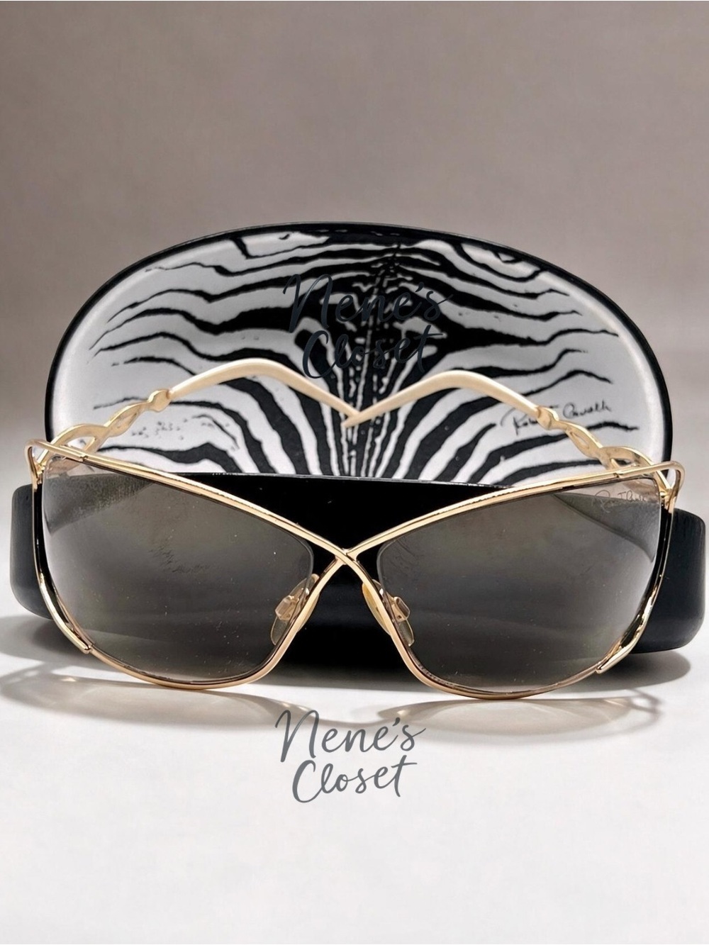Roberto Cavalli sunglasses Women’s Oversized Designer Sunglasses - Gold